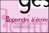 apprendre à écrire