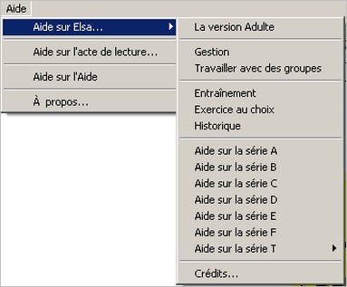 aides sur ELSA : détails