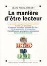 La manière d'être lecteur